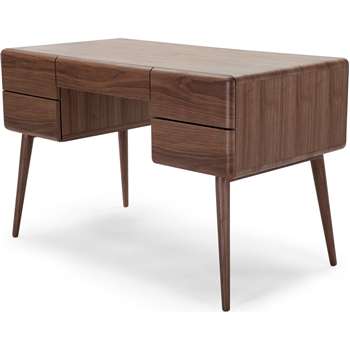 Paco Desk, Walnut (76 x 120cm)