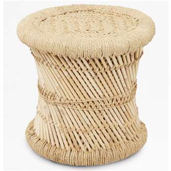 Pampas Stool - Natural (H38 x W40 x D40cm)