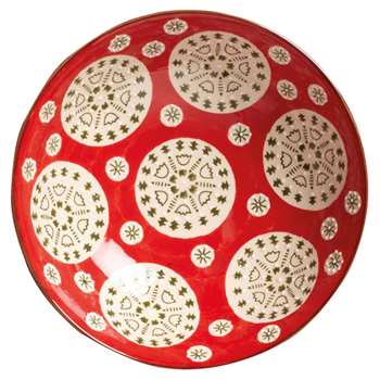 Pasha Bowl - Red/Green (6 x 19cm)