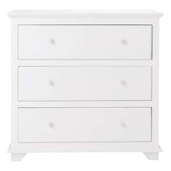 PASTEL Wooden chest of drawers in white (85 x 90cm)