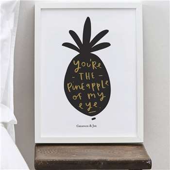 Pineapple Of My Eye Print - A4 (29.7 x 21cm)