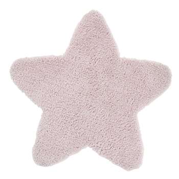 Pink Star Rug (H100 x W100 x D1cm)