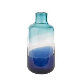 Pols Potten - Pill Glass Vase - Blue - Small (30 x 13.5cm)