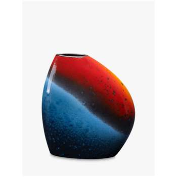 Poole Pottery Flare Asymmetrical Bean Vase (H19 x W17 x D10cm)
