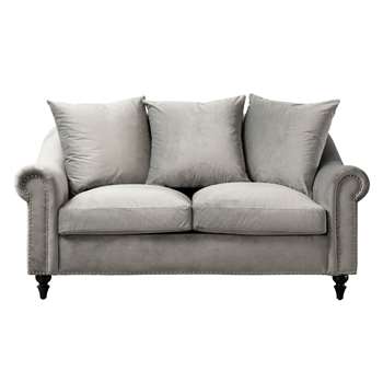 Portman Two Seat Sofa – Dove Grey (H85 x W159 x D101cm)