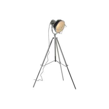 Premier Housewares Industrial Revolution Tripod Floor Lamp, Black