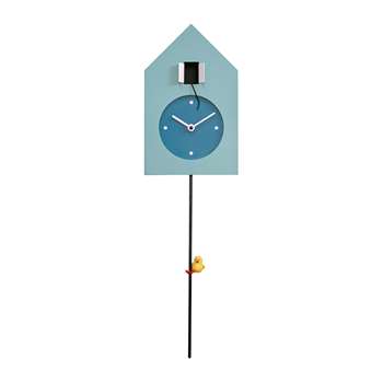 Progetti - Freebird Tarzan Wall Clock - Light Blue (H58 x W16 x D8cm)