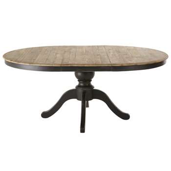 Provence - Extendable 6/8-Seater Recycled Pine and Birch Dining Table (H76 x W140-190 x D140cm)