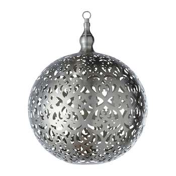 RABIA non-electric metal globe pendant D 40 cm