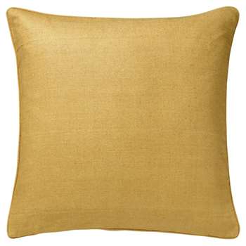 Raw Silk Cushion Cover - Harvest Gold (51 x 51cm)