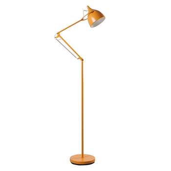 Zuiver Reader Floor Lamp in Matte Yellow (H137-167 x W25 x D25cm)