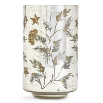 Renee Large Mercury Decal Hurricane, Silver Mix (20 x 12cm)