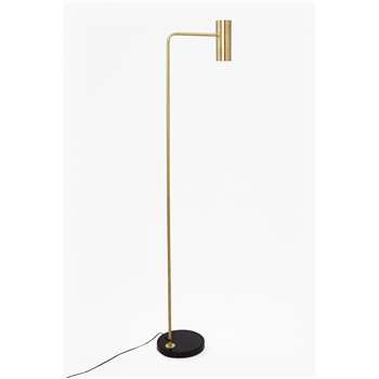 Retro Brass Floor Lamp (H156 x W28cm)