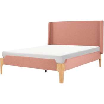 Roscoe Double Bed, Dusk Pink (114 x 155cm)