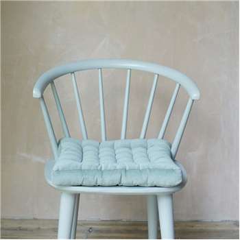 Sage Green Velvet Seat Pad (H40 x W40cm)