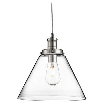 Searchlight Pyramid Pendant Ceiling Light (H100 x W29 x D29cm)