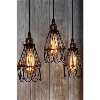 Sebastien Vintage Pendant Light (60 x 12cm)