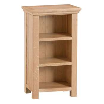 Siena Oak Small Narrow Bookcase (H80 x W45 x D25cm)