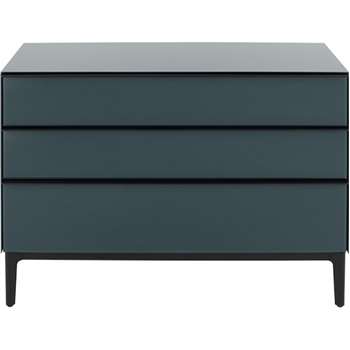 Silas Chest of Drawers, Teal Mirror (78 x 115cm)