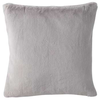 SOHO faux fur cushion in grey (45 x 45cm)