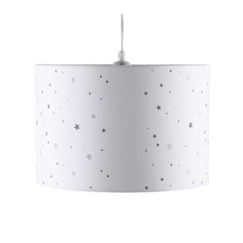 SONGE non-electric white fabric pendant D 30 cm