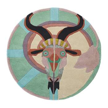 Ted Baker - Zodiac Round Rug - Capricorn (Diameter 100cm)