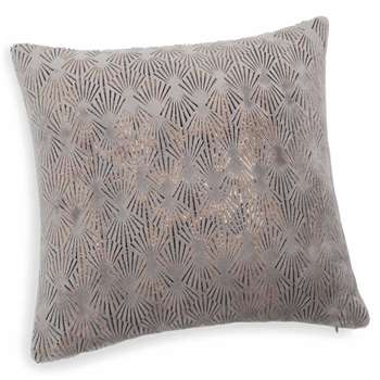 THEOTIME soft grey cushion (H40 x W40cm)