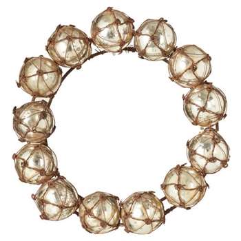 Tinio Wreath, Small - Antique Silver (Diameter 18cm)