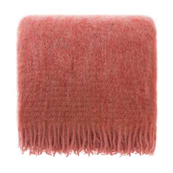 Tudela Mohair Blanket, Coral (130 x 180cm)