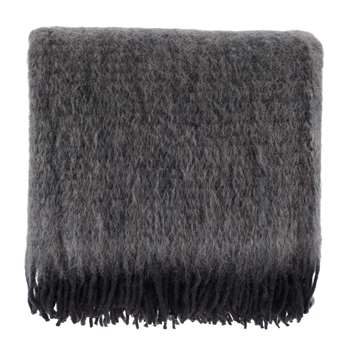 Tudela Mohair Blanket, Silver Grey (130 x 180cm)