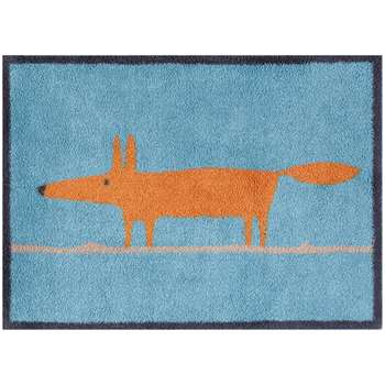 Turtle Mat Scion Mr Fox Door Mat, Blue (H60 x W85cm)