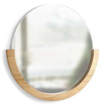 Umbra - Mira Wall Mirror, Natural (H52.8 x W54.6 x D3.8cm)