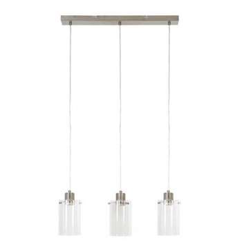 Vancouver Nickel Hanging Lamp With 3 Lights