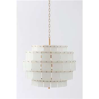 Veil Brass Chandelier (H64 x W50 x D50cm)