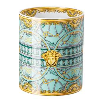 Versace Home - La Scala Del Palazzo Vase - Green (Height 18cm)