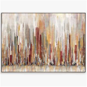Victoria Jackson - Skyline Framed Canvas, Red/Multi (H102 x W142 x D3.5cm)