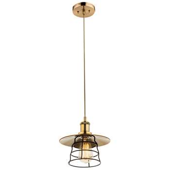 Viejo Ceiling Light Small Bronze (H150 x W22 x D22cm)