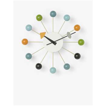 Vitra George Nelson Ball Analogue Wall Clock, Multi (H33 x W33cm)