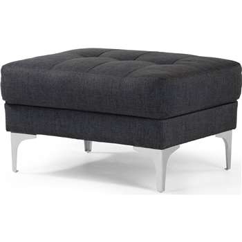 Vittorio Ottoman, Anthracite Grey (47 x 84cm)