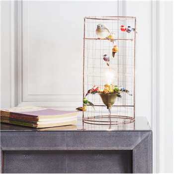 Volières Mini Bird Cage Lamp (H32 x W15 x D15cm)