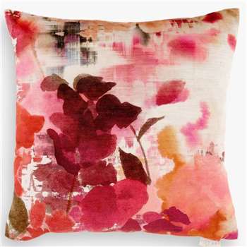 Voyage Varese Velvet Cushion, Coral (H50 x W50cm)