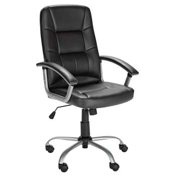 Walker Height Adjustable - Office Chair - Black (110.5 x 45.5cm)