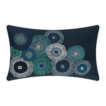William Yeoward - Eliana Indigo Cushion (H60 x W40cm)