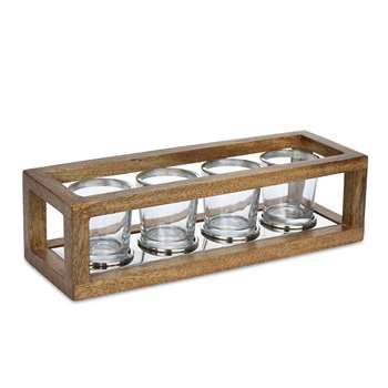 Wooden Frame Tealight Holder (9 x 30.5cm)