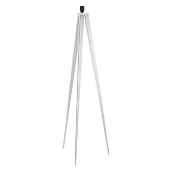 Yves White metal tripod floor lamp base (129 x 48cm)