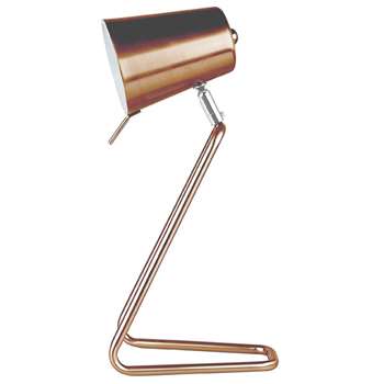 Z Table Lamp - Copper 35 x 15cm