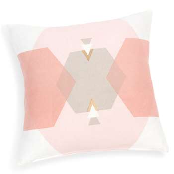 ZODIAC cotton cushion cover, pink, (40 x 40cm)