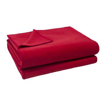 Zoeppritz since 1828 - Soft Fleece Blanket - Strawberry (H160 x W200cm)